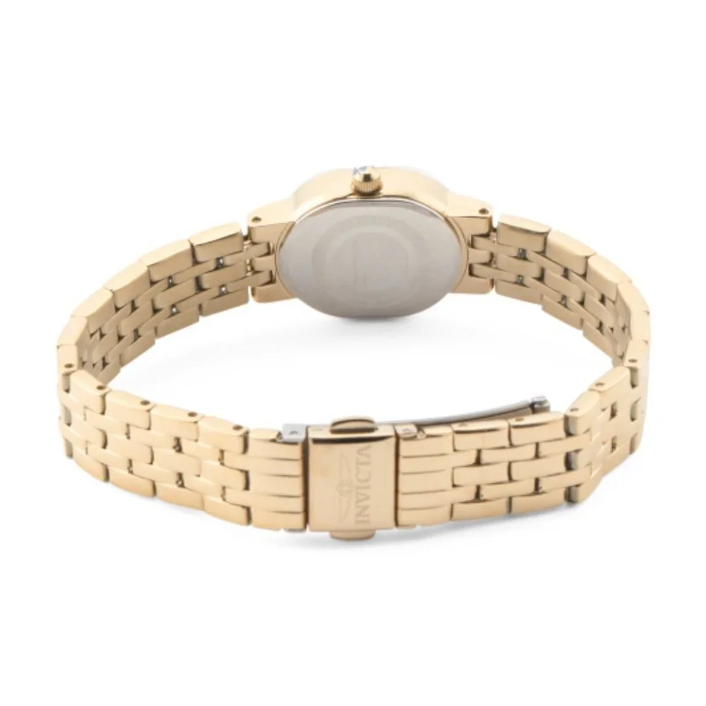 INVICTA Women's Angel Lady Stainless Steel Gold Dial Watch